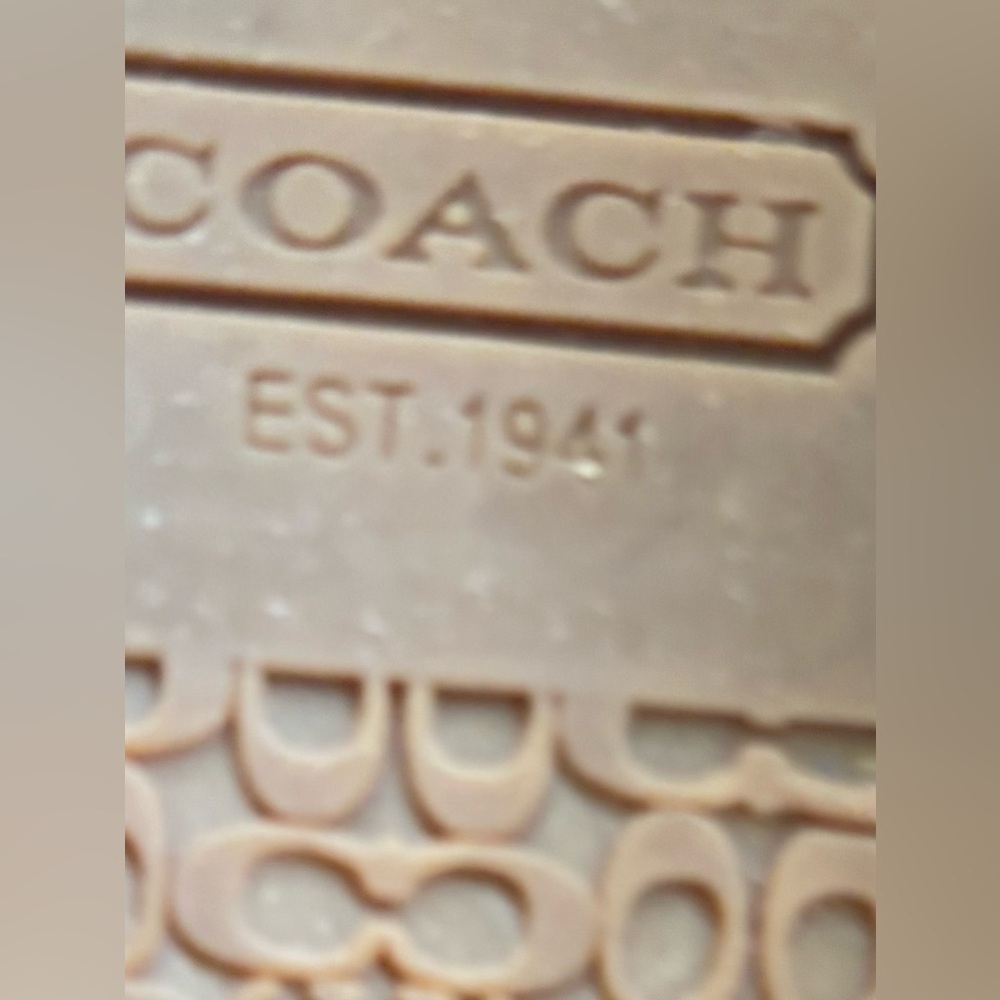 Coach Bonney Signiture Brown and Tan High Top - Picture 7 of 12